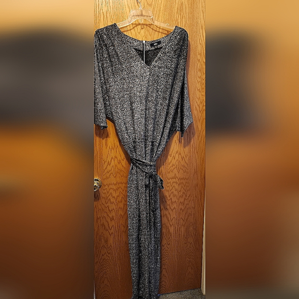 Womens Silver 2X jumpsuit